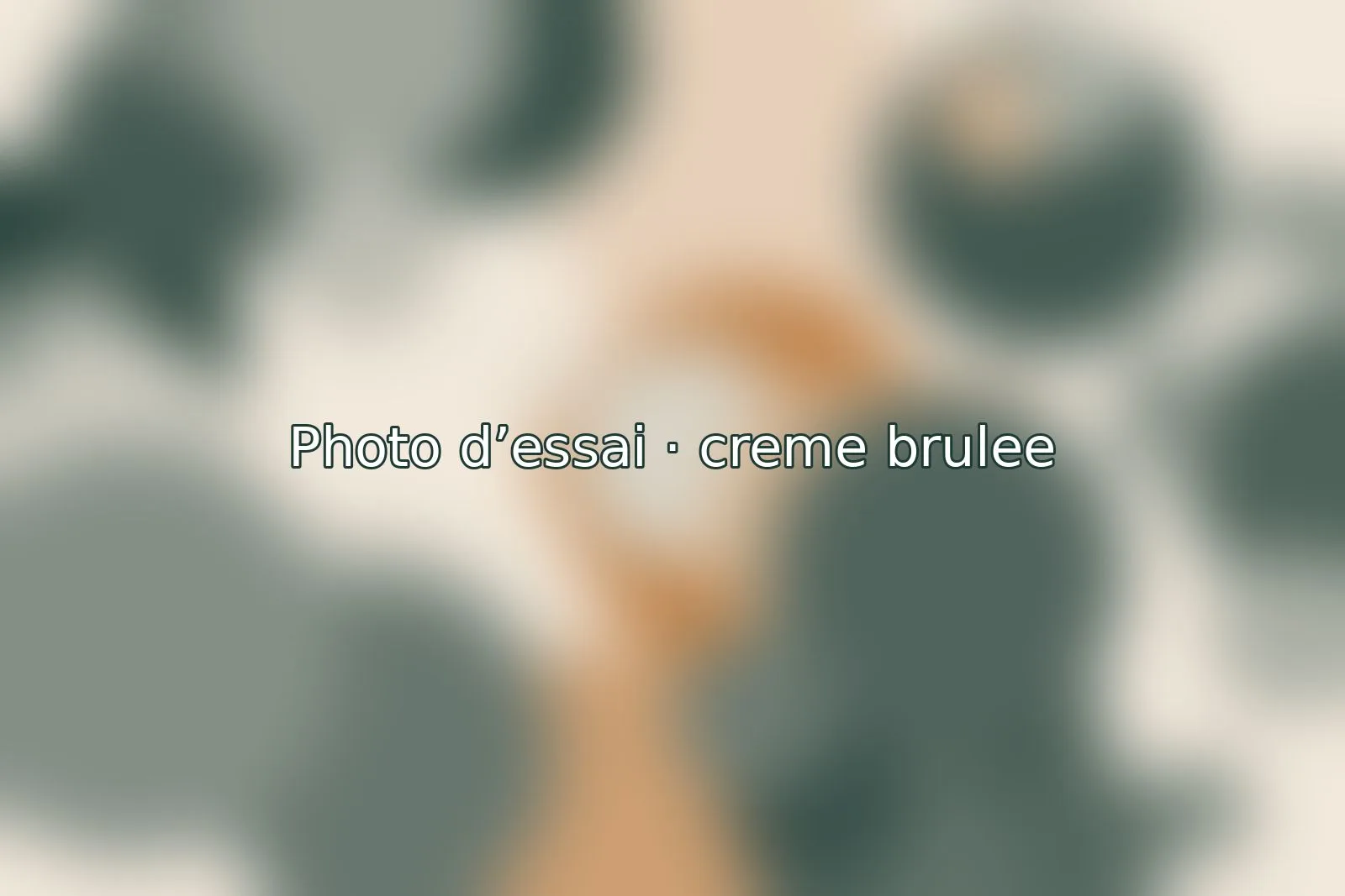 Crème brûlée